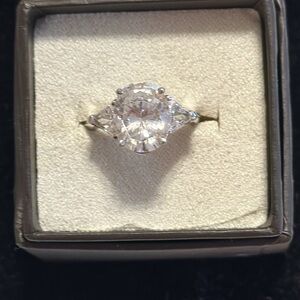 Stunning CZ Oval Shape Ring
